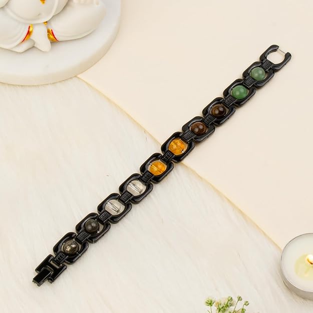 Black Dhanyog Bracelet – For Money Growth & Protection