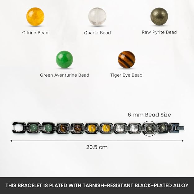 Black Dhanyog Bracelet – For Money Growth & Protection