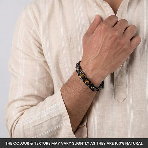 Black Dhanyog Bracelet – For Money Growth & Protection