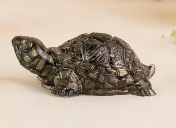 Pyrite Tortoise- For Money Growth & Long-Term Success