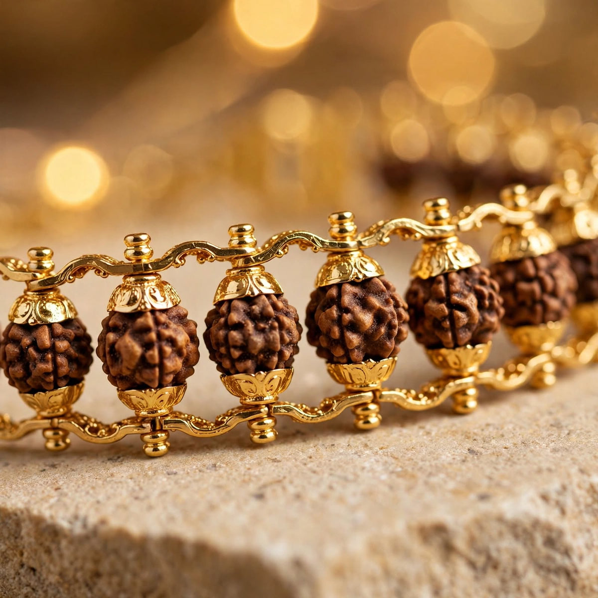 Rudraksha Divine Protection Bracelet– For Protection From Negative Energy