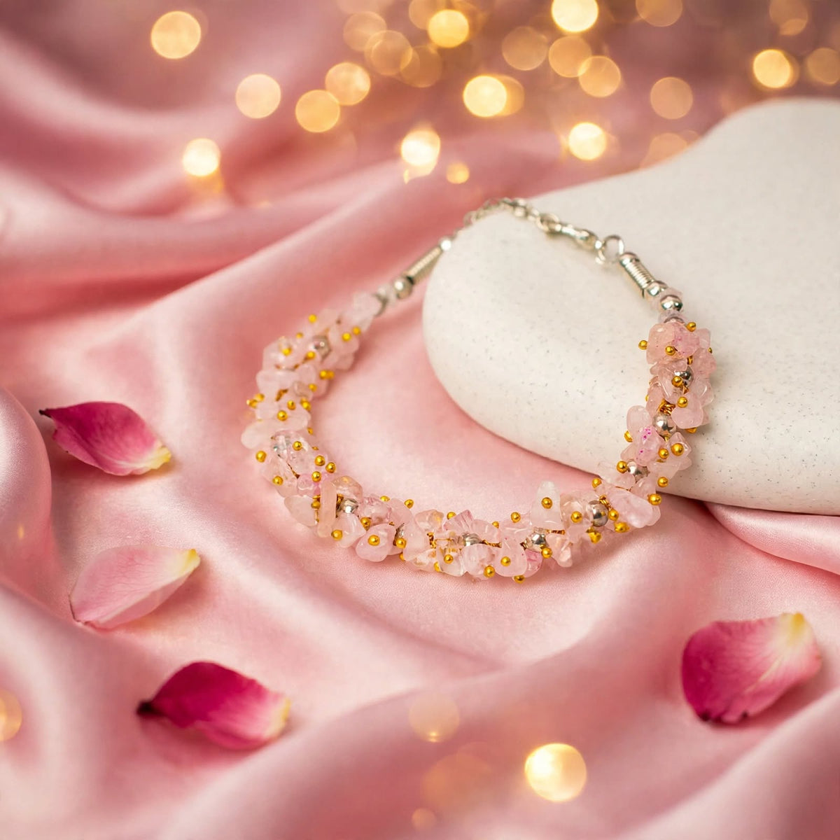 Rose Quartz Love Bracelet – For Love, Relationship, Emotional Healing & Self-Love