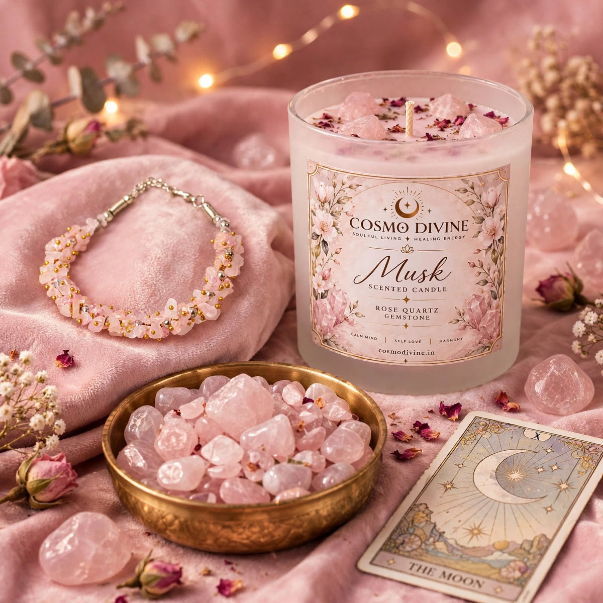 Rose Quartz Love Ritual Combo – For Love, Self-Love & Positivity