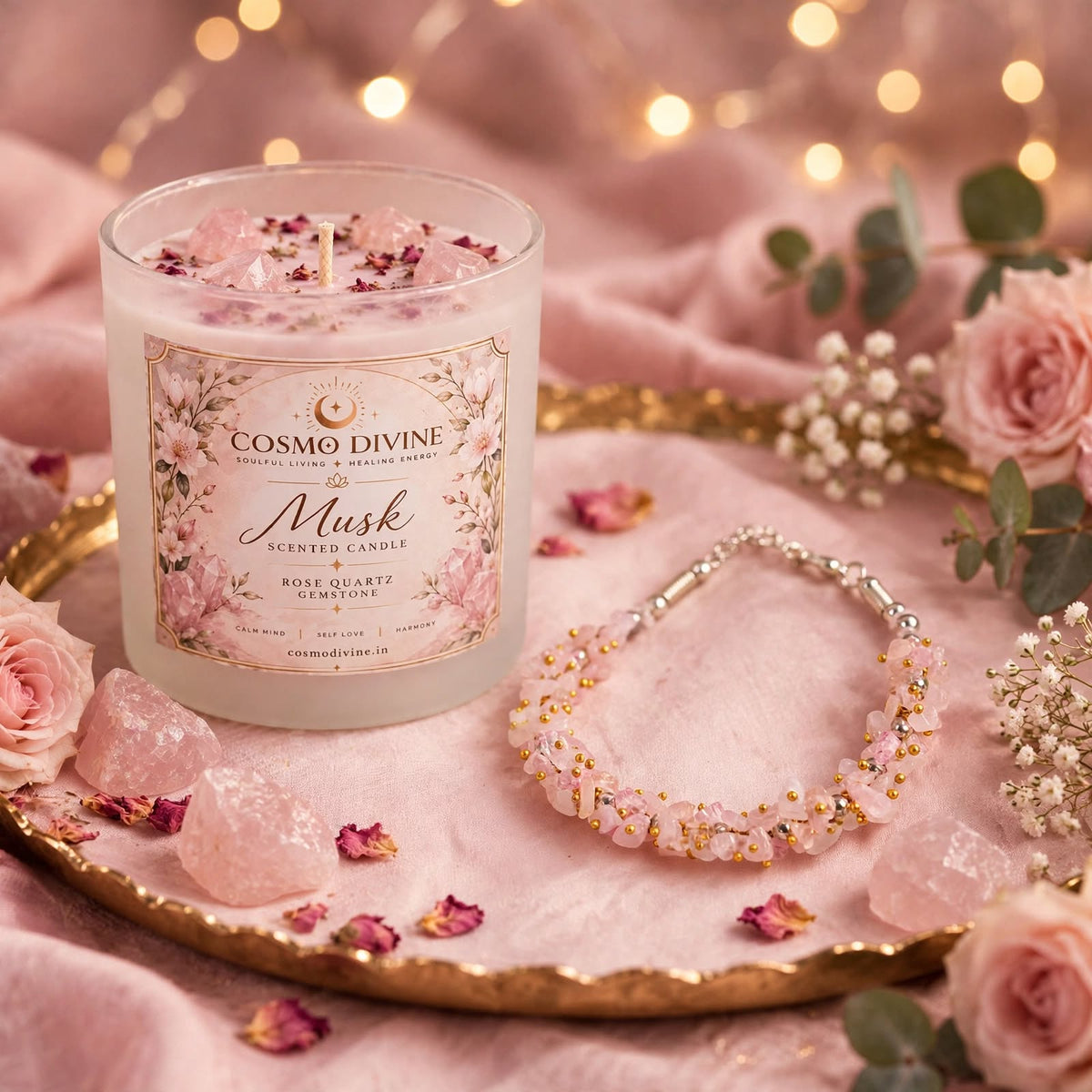Rose Quartz Love Ritual Combo – For Love, Self-Love & Positivity