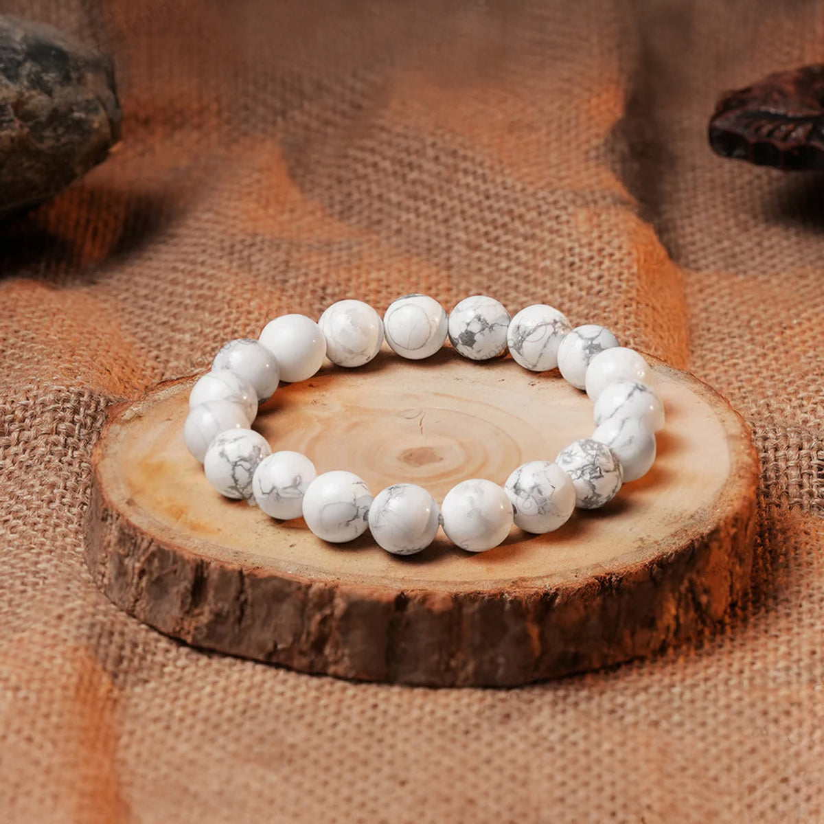 Howlite Bracelet –For Stress Relief & Inner Peace