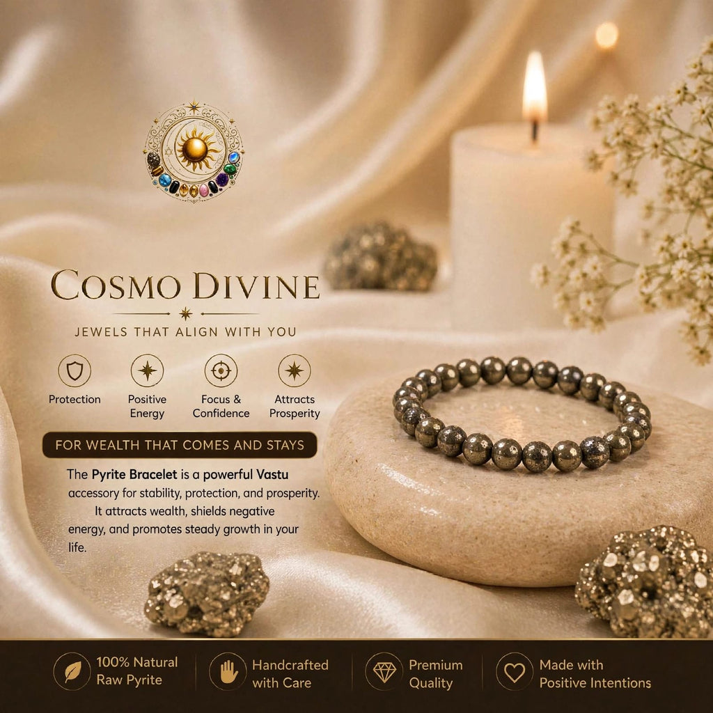 Pyrite Bracelet – For Wealth & Success