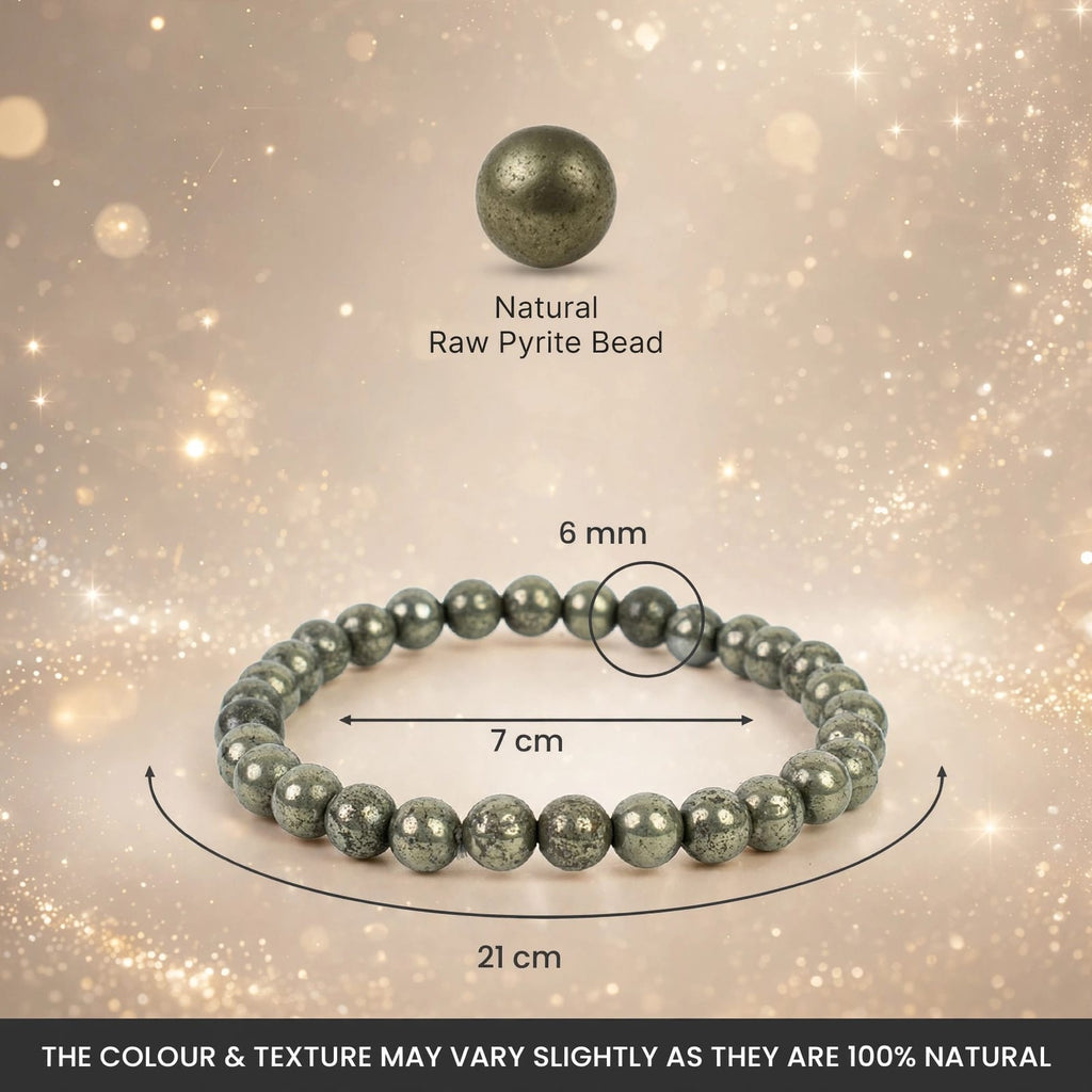Pyrite Bracelet – For Wealth & Success