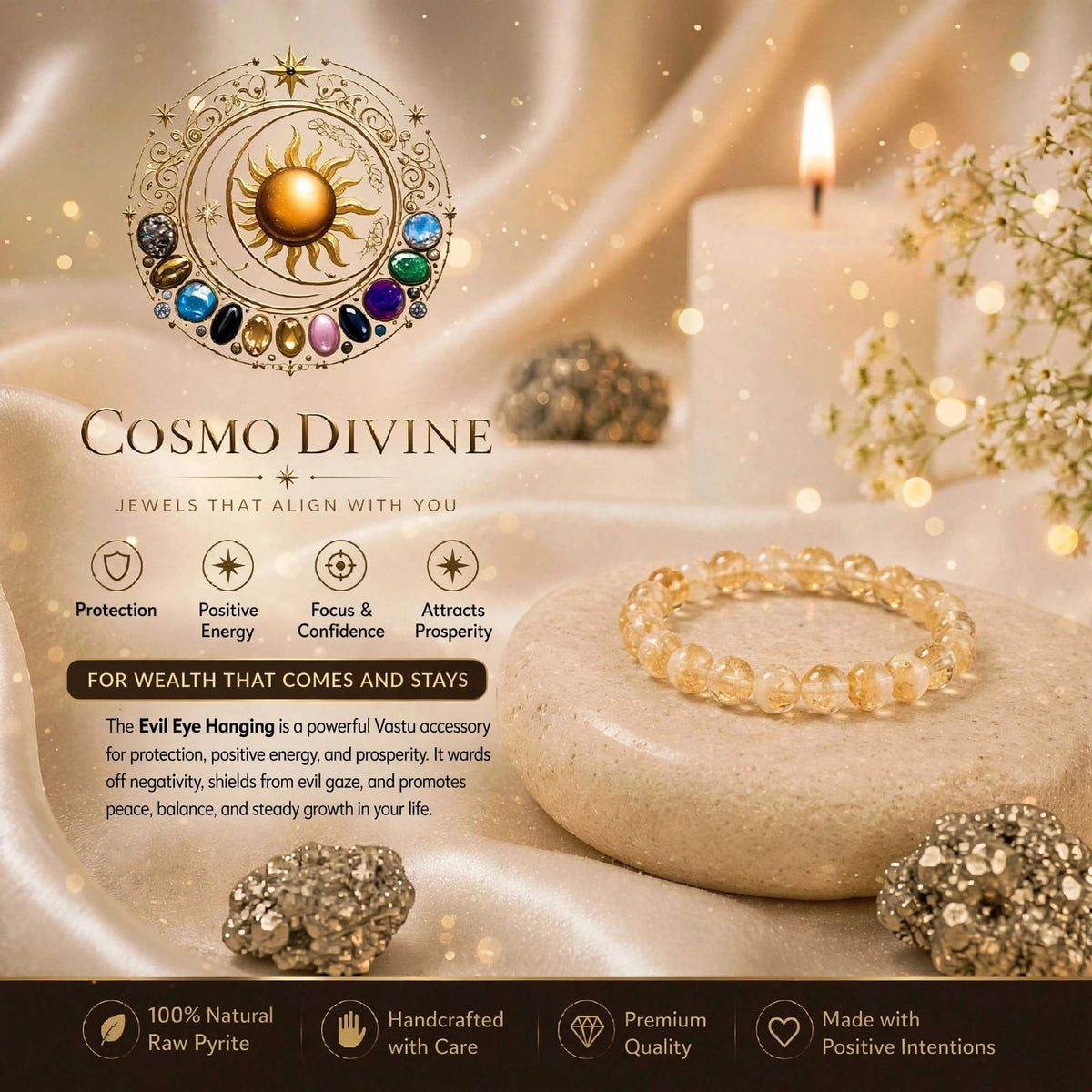 Citrine Bracelet (Original) – For Financial Growth & Confidence