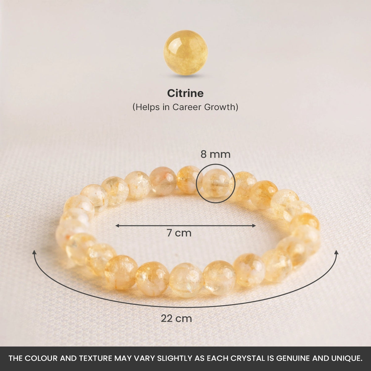 Citrine Bracelet (Original) – For Financial Growth & Confidence