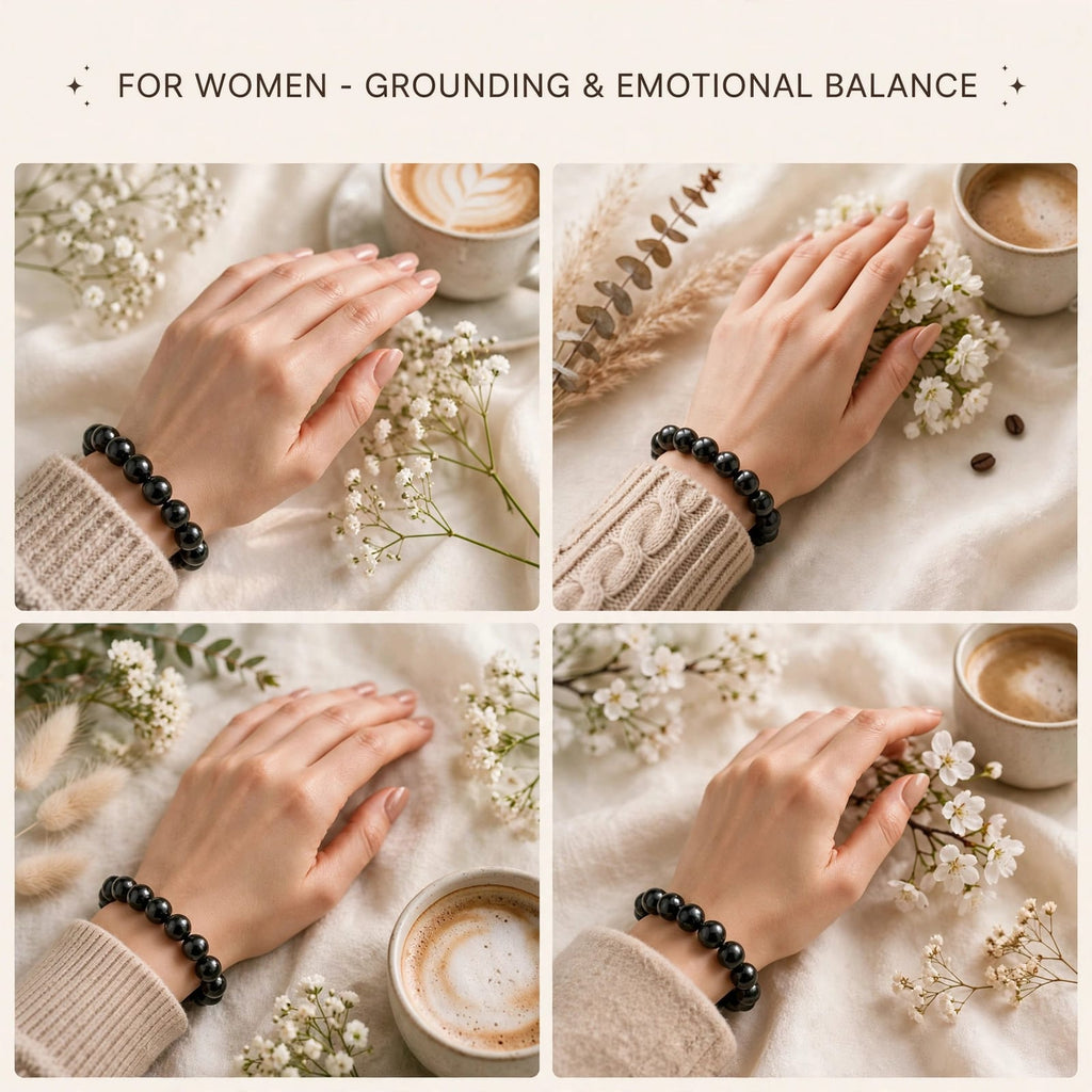 Black Tourmaline Bracelet To Shield Against Negative Energy