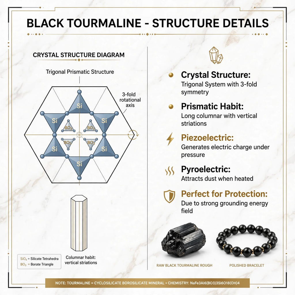 Black Tourmaline Bracelet To Shield Against Negative Energy