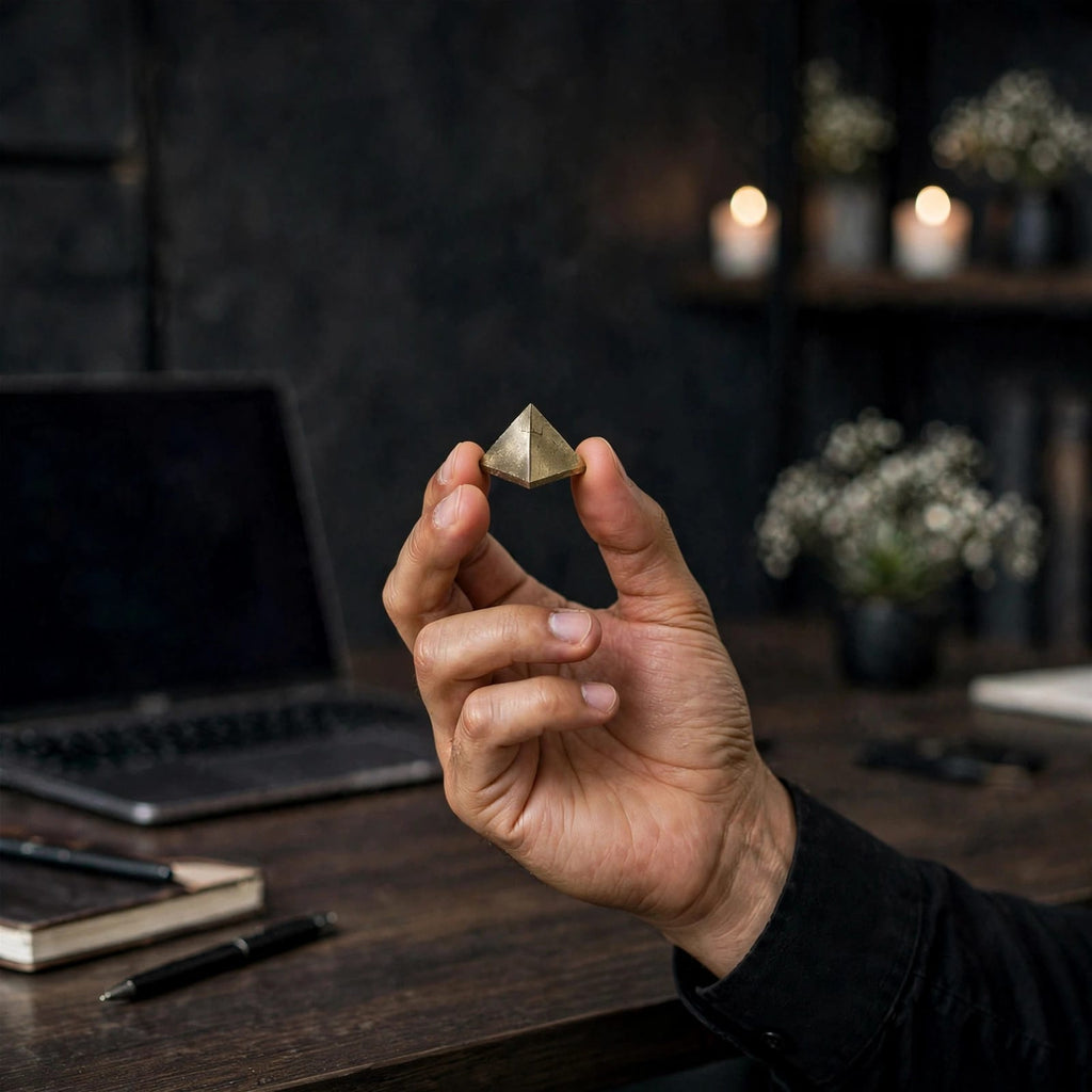 Pyrite Pyramid – For Wealth & Positive Energy
