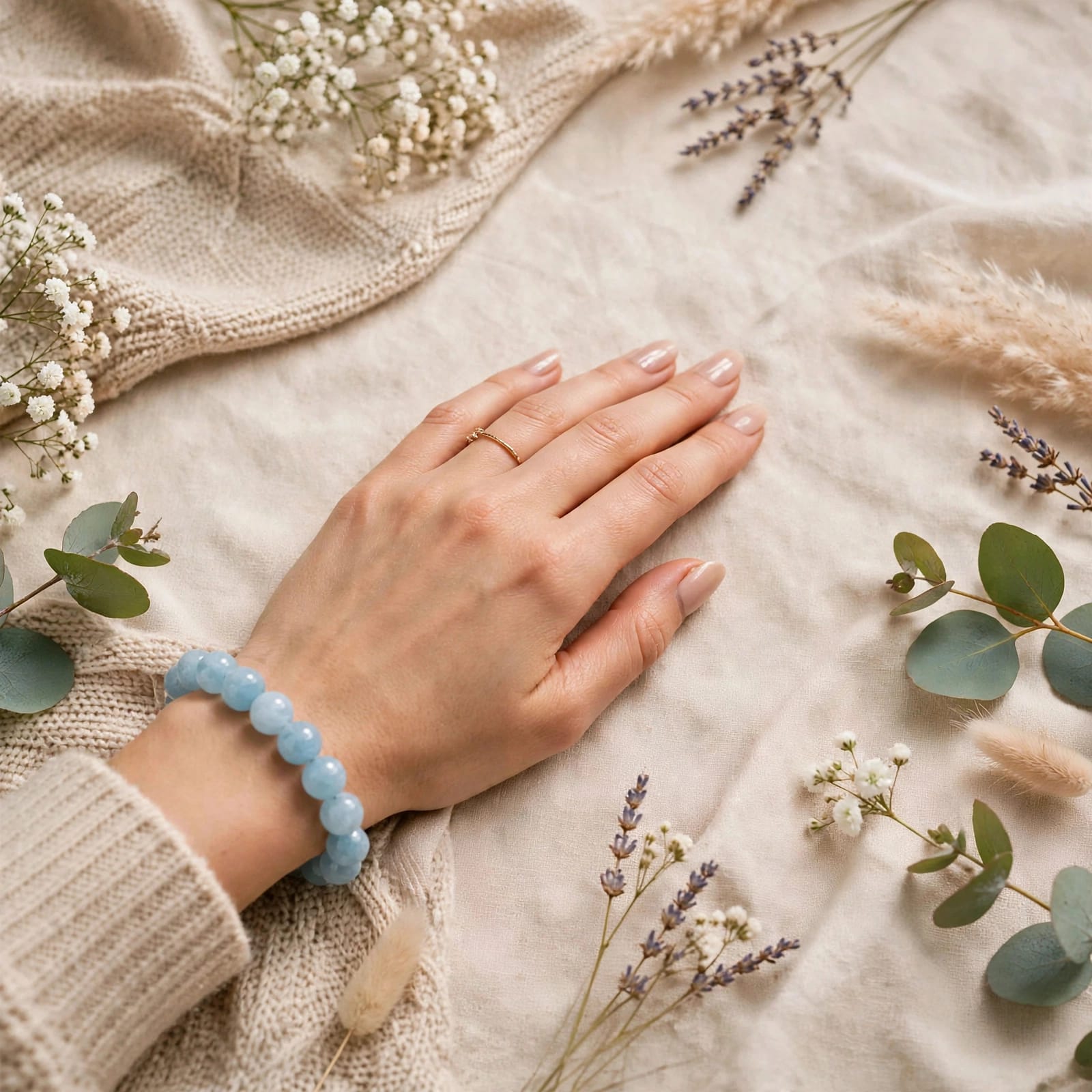 Aquamarine Bracelet – Boosts confidence & Better Communication
