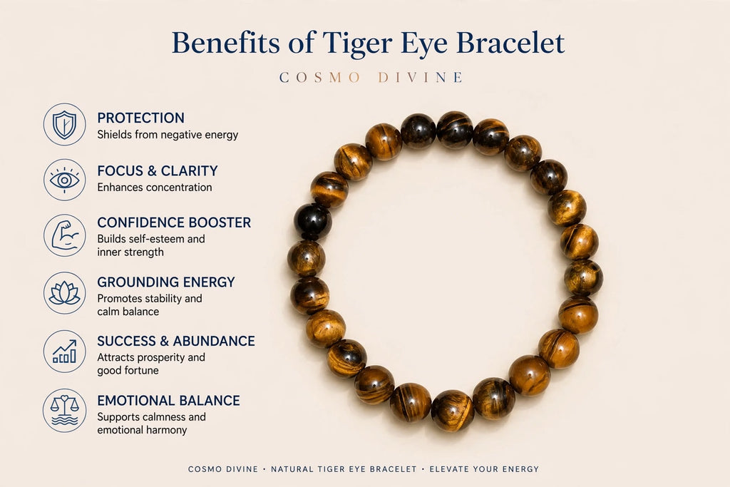 Tiger Eye Bracelet – For Confidence & Clear Decisions