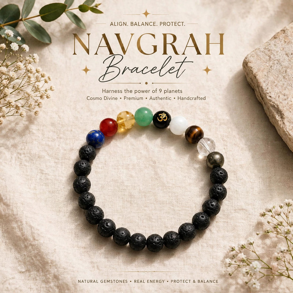 Navgrah 9 Planets Bracelet | Solar System Bracelet - Reduce stress, and bring good luck