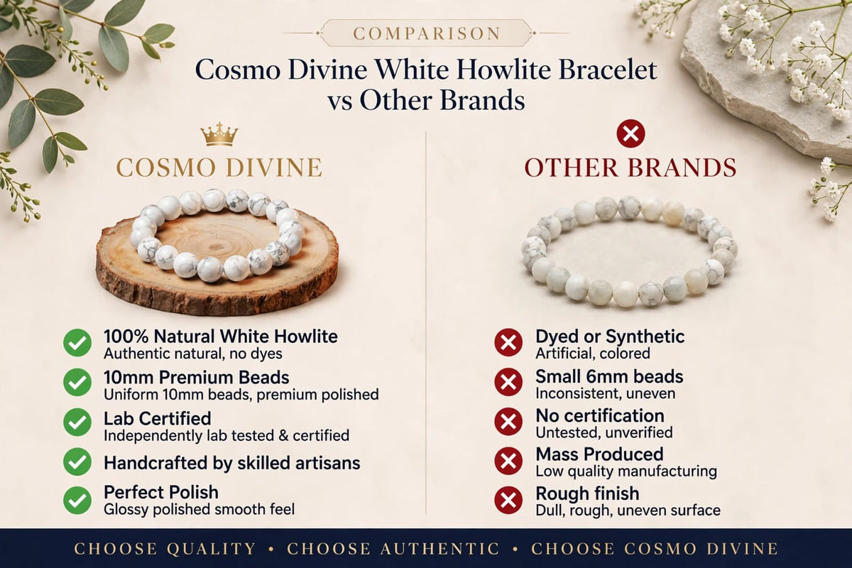 Howlite Bracelet –For Stress Relief & Inner Peace