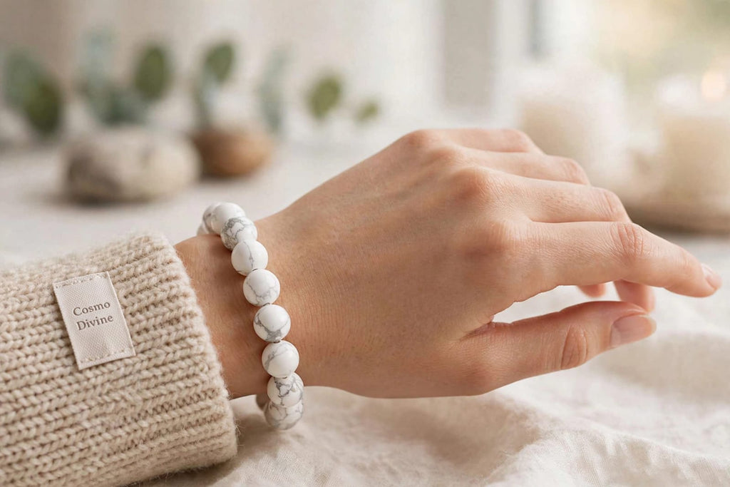 Howlite Bracelet –For Stress Relief & Inner Peace
