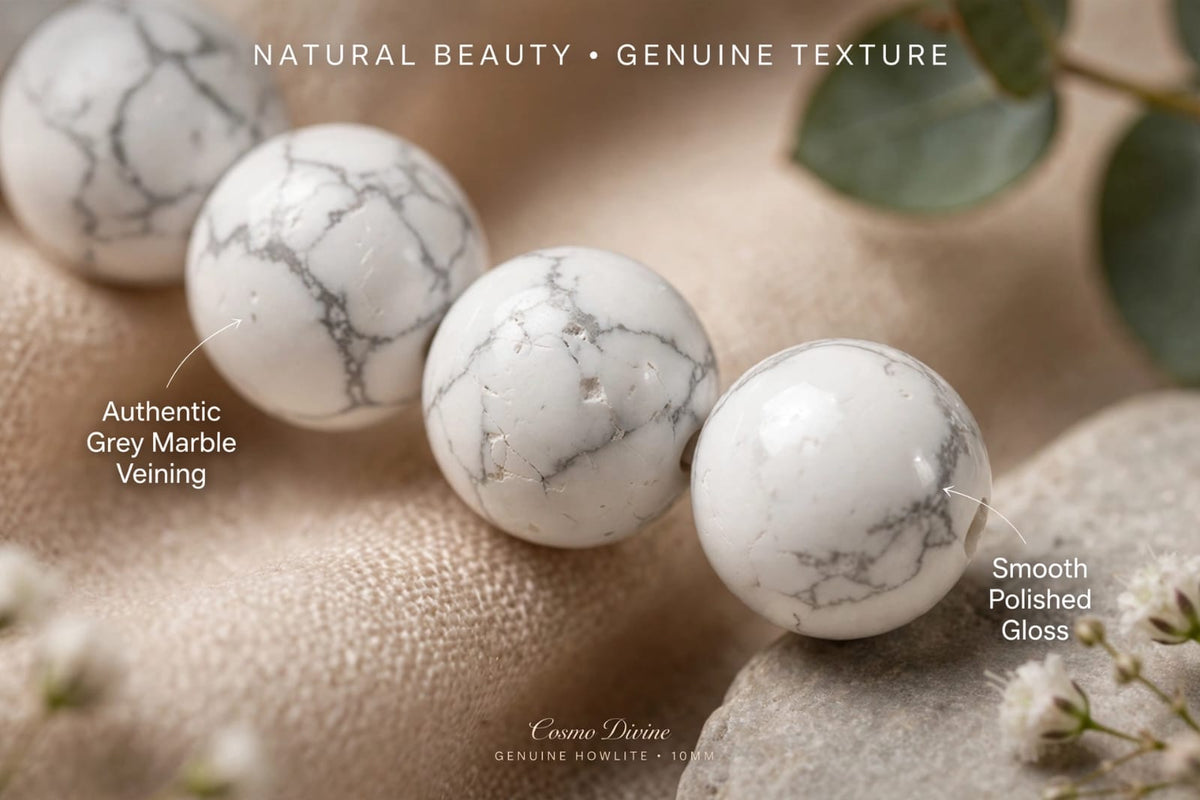Howlite Bracelet –For Stress Relief & Inner Peace