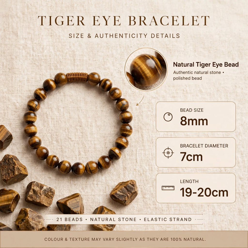 Tiger Eye Bracelet – For Confidence & Clear Decisions