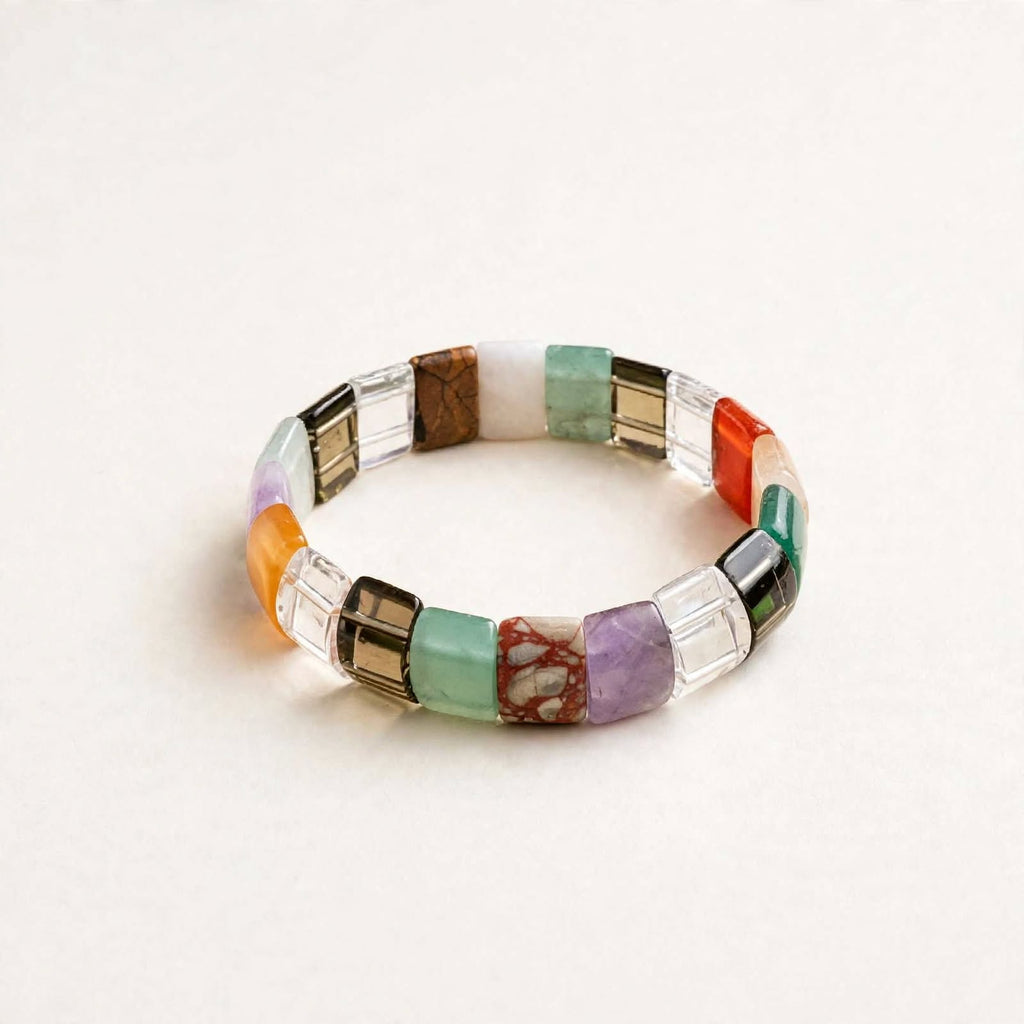 Aura Cleansing Combo – Aura Protection Candle & Multi Crystal Bracelet