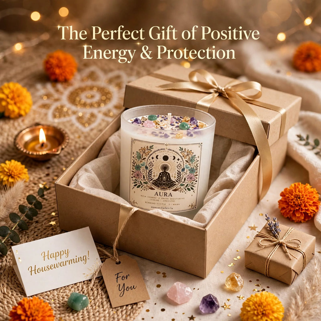 Aura Cleansing Combo – Aura Protection Candle & Multi Crystal Bracelet